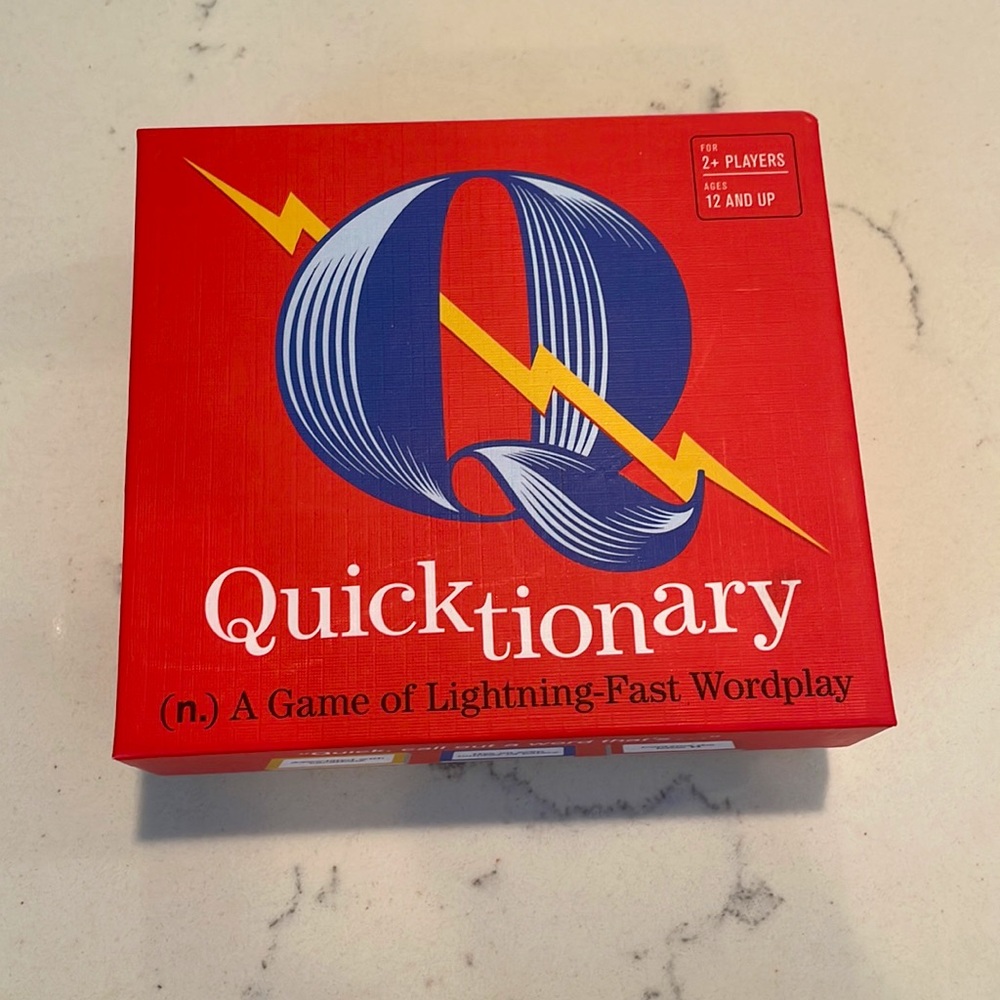 Quicktionary word game